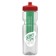 Champion - 28 oz Transparent Bottle with Push pull lid and Large Infuser