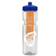 Champion - 28 oz Transparent Bottle with Push pull lid and Large Infuser