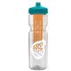 Champion - 28 oz Transparent Bottle with Push pull lid and Large Infuser
