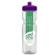 Champion - 28 oz Transparent Bottle with Push pull lid and Large Infuser
