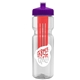 Champion - 28 oz Transparent Bottle with Push pull lid and Large Infuser