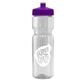 Champion - 28 oz Transparent Bottle with Push pull lid and Large Infuser