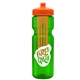 Champion - 28 oz Transparent Bottle with Push pull lid and Large Infuser