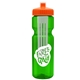Champion - 28 oz Transparent Bottle with Push pull lid and Large Infuser