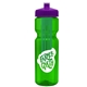 Champion - 28 oz Transparent Bottle with Push pull lid and Large Infuser