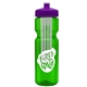 Champion - 28 oz Transparent Bottle with Push pull lid and Large Infuser