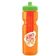 Champion - 28 oz Transparent Bottle with Push pull lid and Large Infuser