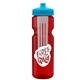 Champion - 28 oz Transparent Bottle with Push pull lid and Large Infuser