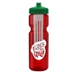 Champion - 28 oz Transparent Bottle with Push pull lid and Large Infuser