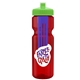 Champion - 28 oz Transparent Bottle with Push pull lid and Large Infuser
