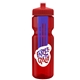 Champion - 28 oz Transparent Bottle with Push pull lid and Large Infuser