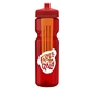 Champion - 28 oz Transparent Bottle with Push pull lid and Large Infuser