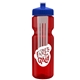 Champion - 28 oz Transparent Bottle with Push pull lid and Large Infuser