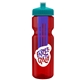 Champion - 28 oz Transparent Bottle with Push pull lid and Large Infuser