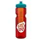Champion - 28 oz Transparent Bottle with Push pull lid and Large Infuser