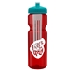 Champion - 28 oz Transparent Bottle with Push pull lid and Large Infuser