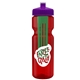 Champion - 28 oz Transparent Bottle with Push pull lid and Large Infuser