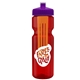 Champion - 28 oz Transparent Bottle with Push pull lid and Large Infuser