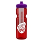 Champion - 28 oz Transparent Bottle with Push pull lid and Large Infuser