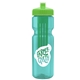 Champion - 28 oz Transparent Bottle with Push pull lid and Large Infuser