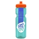 Champion - 28 oz Transparent Bottle with Push pull lid and Large Infuser