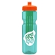Champion - 28 oz Transparent Bottle with Push pull lid and Large Infuser
