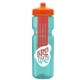 Champion - 28 oz Transparent Bottle with Push pull lid and Large Infuser