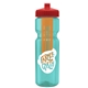 Champion - 28 oz Transparent Bottle with Push pull lid and Large Infuser