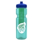 Champion - 28 oz Transparent Bottle with Push pull lid and Large Infuser