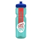 Champion - 28 oz Transparent Bottle with Push pull lid and Large Infuser