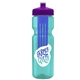 Champion - 28 oz Transparent Bottle with Push pull lid and Large Infuser