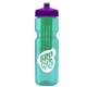 Champion - 28 oz Transparent Bottle with Push pull lid and Large Infuser