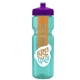 Champion - 28 oz Transparent Bottle with Push pull lid and Large Infuser