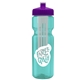 Champion - 28 oz Transparent Bottle with Push pull lid and Large Infuser