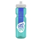 Champion - 28 oz Transparent Bottle with Push pull lid and Large Infuser