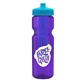 Champion - 28 oz Transparent Bottle with Push pull lid and Large Infuser