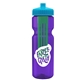 Champion - 28 oz Transparent Bottle with Push pull lid and Large Infuser
