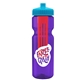 Champion - 28 oz Transparent Bottle with Push pull lid and Large Infuser