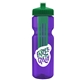 Champion - 28 oz Transparent Bottle with Push pull lid and Large Infuser