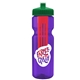 Champion - 28 oz Transparent Bottle with Push pull lid and Large Infuser