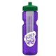 Champion - 28 oz Transparent Bottle with Push pull lid and Large Infuser