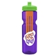 Champion - 28 oz Transparent Bottle with Push pull lid and Large Infuser