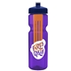 Champion - 28 oz Transparent Bottle with Push pull lid and Large Infuser