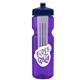 Champion - 28 oz Transparent Bottle with Push pull lid and Large Infuser
