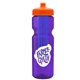 Champion - 28 oz Transparent Bottle with Push pull lid and Large Infuser