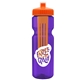 Champion - 28 oz Transparent Bottle with Push pull lid and Large Infuser