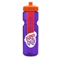 Champion - 28 oz Transparent Bottle with Push pull lid and Large Infuser
