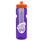 Champion - 28 oz Transparent Bottle with Push pull lid and Large Infuser