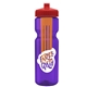 Champion - 28 oz Transparent Bottle with Push pull lid and Large Infuser