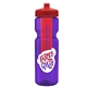 Champion - 28 oz Transparent Bottle with Push pull lid and Large Infuser